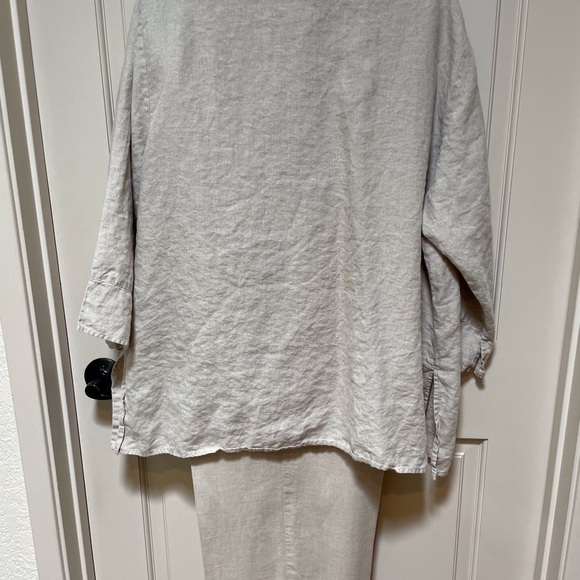 Eileen Fisher Linen Suit - Picture 4 of 6